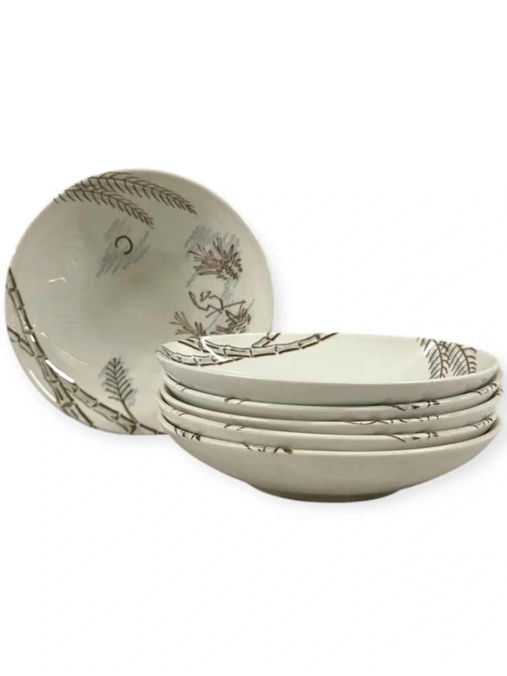 Vintage Harmony House Caribbean 19 Pc Dinnerware Set Japan Dawn Gray Spice